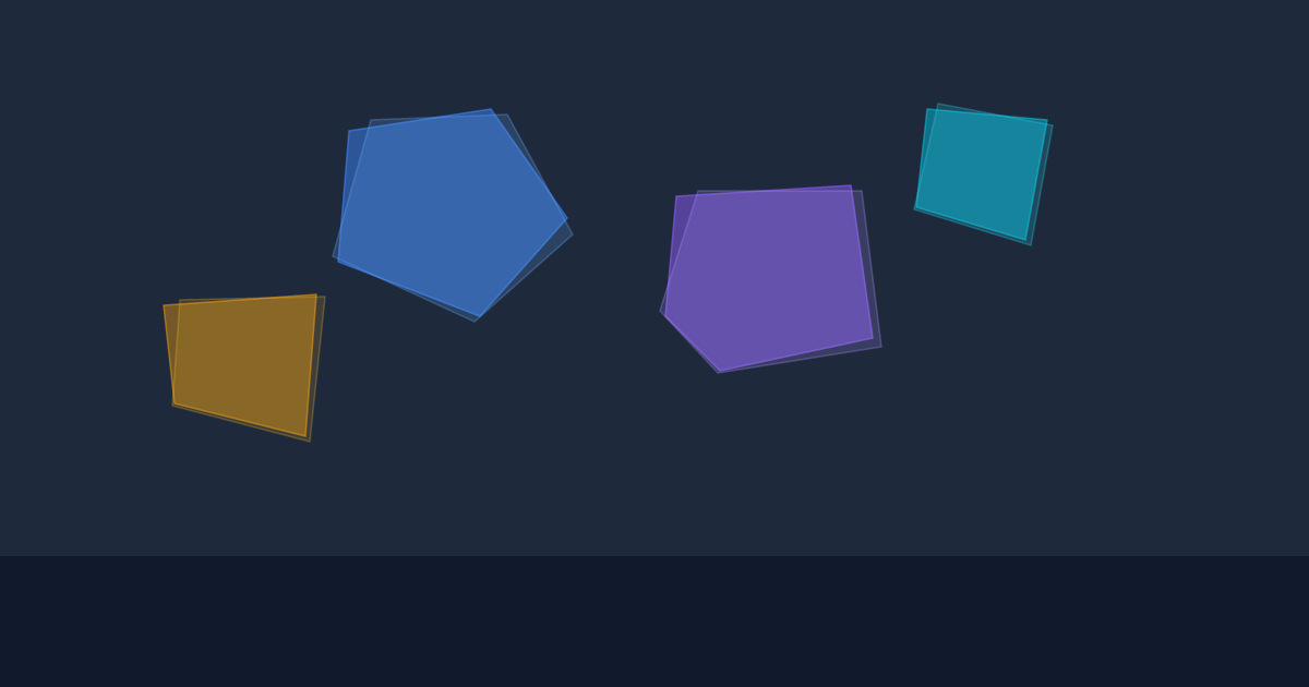 Particle View - Animated Swarm Visualization | Moving Polygons
